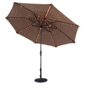 Collar tilt umbrella