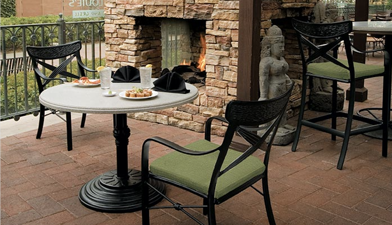 Round Bistro Seat Cushion