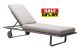 Aspen Chaise Lounge w/Wheels