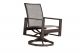 Brooklyn Sling Swivel Rocker Dining Chair