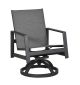 Prism Sling Swivel Rocker Dining Chair