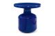 Ceramic Bottle Accent Table Navy Blue