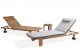 Hacienda Teak Plush Sunbed