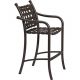 La Scala Cross Strap Stationary Barstool