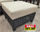 Olivia Wicker Ottoman