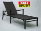 Scottsdale Wicker Chaise Lounge Walnut