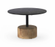 Glyph 23.5” Rd. Table HPL Top/Teak Base