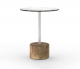 Glyph Bistro Table 23.5” HPL Top/Teak Base