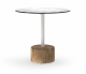 Glyph Bistro Table 31.5” HPL Top/Teak Base