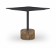 Glyph Bistro Table Square 31.5” HPL Top/Teak Base
