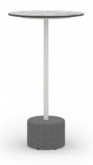 Glyph Bar Table 23.5” HPL Top/Stone Base