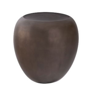 Bronze River Stone End Table