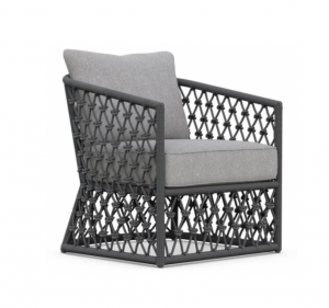 Amelia Woven Rope Club Chair