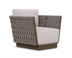 Maui Woven Swivel Club Chair
