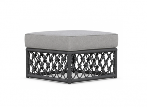 Amelia Woven Rope Ottoman