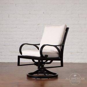 Palisades Cushion Swivel Rocker Dining Chair