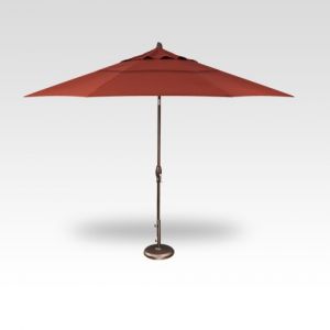 11' Auto Tilt Market Umbrella - Auburn
