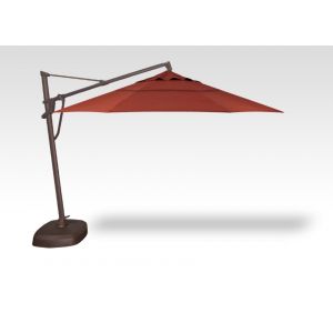 11' Plus Octagon Cantilevered Umbrella -Auburn