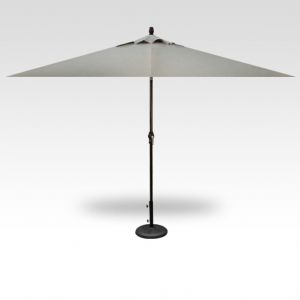 8' x 10' Auto Tilt Umbrella - Silver Linen