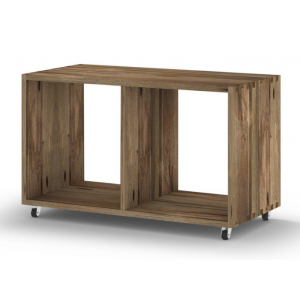 AIKO Large Rolling Console Table
