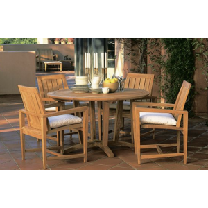 Amalfi Teak 5-Piece Dining Set