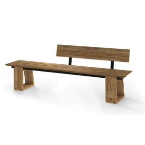 Big Daddy 86” Bench with L. Side Backrest
