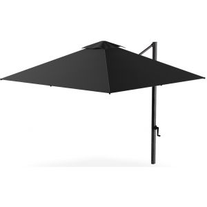 10' Square Eclipse Cantilever Umbrella - Charcoal Grey