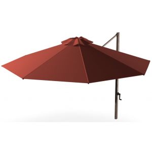 13' Octagon Eclipse Cantilever Umbrella - Chestnut