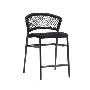 Ria Woven Rope Stackable Counter Chair
