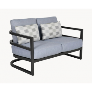 Gala Cushion Aluminum Loveseat
