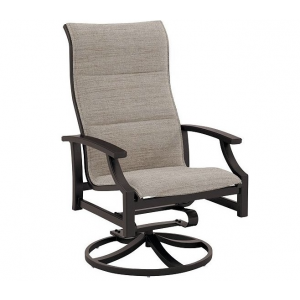 Marconi Padded Sling H/B Swivel Rocker Dining Chair 