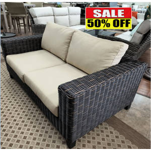 Olivia Wicker Loveseat