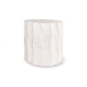 Perpetual Wave Short Accent Table - White
