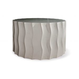 Perpetual Wave Wide Accent Table - Grey