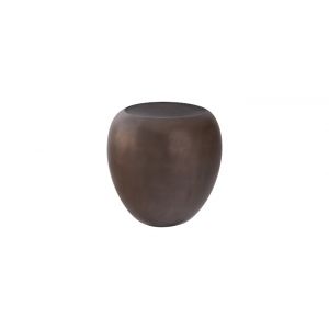 Bronze River Stone End Table