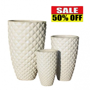 Diamond Planters Set of 3