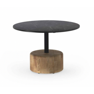 Glyph 23.5” Rd. Table HPL Top/Teak Base