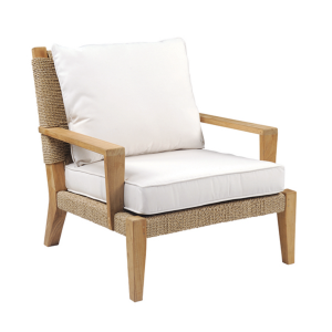 Hadley Woven Teak Lounge Chair