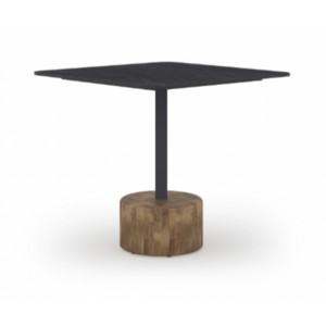 Glyph Bistro Table Square 31.5” HPL Top/Teak Base