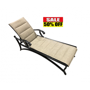 Venetian Padded Sling Chaise Lounge