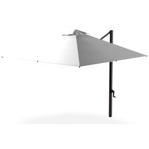 10' Square Eclipse Cantilever Umbrella - White