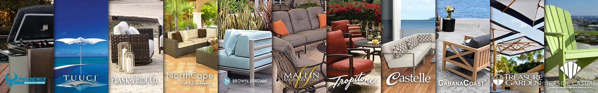 Luxury Patio Furniture Brands Mallin Tropitone Meadowcraft All American Outdoor Living