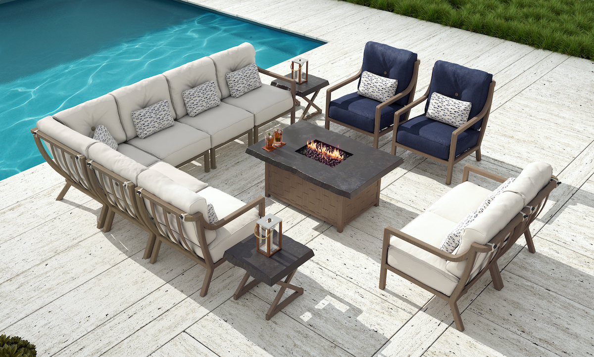 Castelle Aluminum Outdoor Patio Furniture All American Outdoor